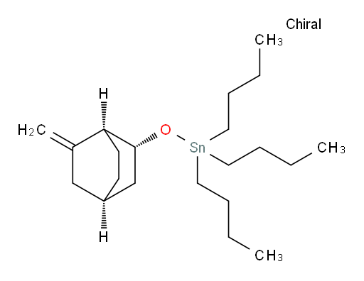tributyl(((1S,2R,4R)-6-methylenebicyclo[2.2.2]octan-2-yl)oxy)stannane
