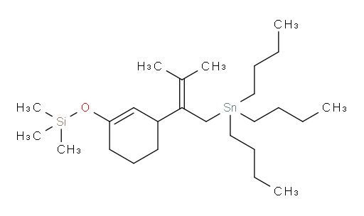 trimethyl((3-(3-methyl-1-(tributylstannyl)but-2-en-2-yl)cyclohex-1-en-1-yl)oxy)silane