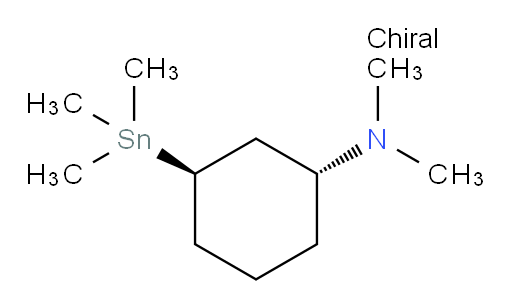 (1R,3R)-N,N-二甲基-3-(三甲基锡基)环己胺