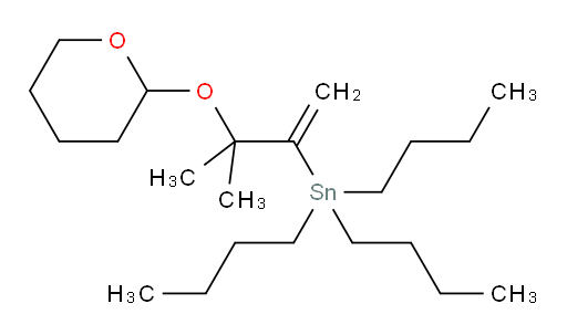 tributyl(3-methyl-3-((tetrahydro-2H-pyran-2-yl)oxy)but-1-en-2-yl)stannane