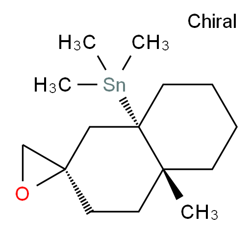 trimethyl((2R,4aR,8aS)-4a-methyloctahydro-1H-spiro[naphthalene-2,2'-oxiran]-8a-yl)stannane