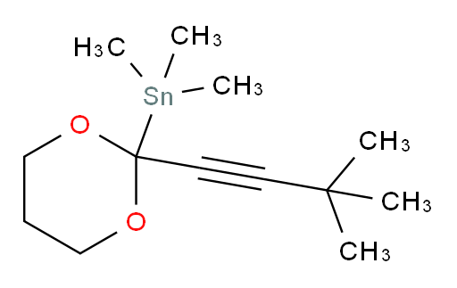 (2-(3,3-dimethylbut-1-yn-1-yl)-1,3-dioxan-2-yl)trimethylstannane