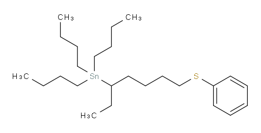 tributyl(7-(phenylthio)heptan-3-yl)stannane