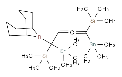 (4-(9-borabicyclo[3.3.1]nonan-9-yl)-1,4-bis(trimethylstannyl)buta-1,2-diene-1,4-diyl)bis(trimethylsilane)