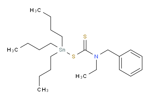 tributylstannyl benzyl(ethyl)carbamodithioate