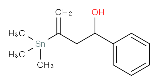 1-phenyl-3-(trimethylstannyl)but-3-en-1-ol