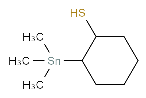 2-(trimethylstannyl)cyclohexanethiol