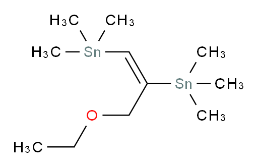 (E)-(3-乙氧基丙-1-烯-1,2-二基)双(三甲基锡烷)