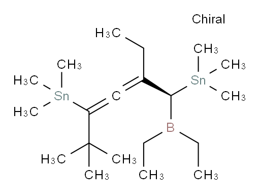 ((1S)-1-(diethylboryl)-2-ethyl-5,5-dimethylhexa-2,3-diene-1,4-diyl)bis(trimethylstannane)