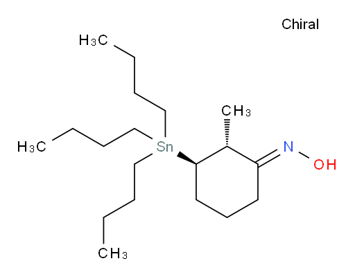 (2R,3R,E)-2-甲基-3-(三丁基锡基)环己酮 肟