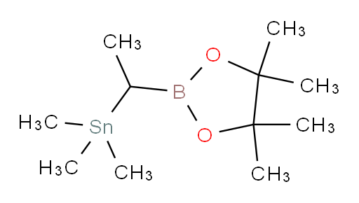 三甲基(1-(4,4,5,5-四甲基-1,3,2-二氧杂环己硼烷-2-基)乙基)锡烷
