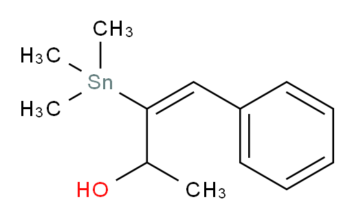 (E)-4-phenyl-3-(trimethylstannyl)but-3-en-2-ol