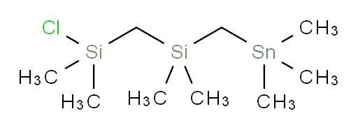 chloro((dimethyl((trimethylstannyl)methyl)silyl)methyl)dimethylsilane
