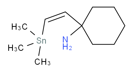(Z)-1-(2-(trimethylstannyl)vinyl)cyclohexanamine
