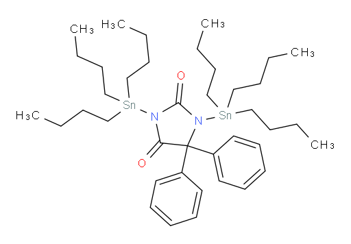 5,5-diphenyl-1,3-bis(tributylstannyl)imidazolidine-2,4-dione
