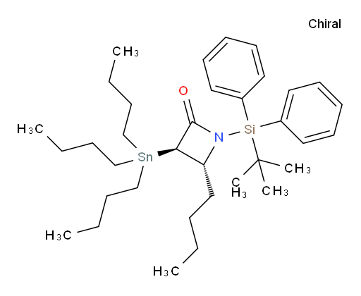 (3R,4R)-4-丁基-1-(叔丁基二苯基硅烷基)-3-(三丁基锡基)氮杂环丁烷-2-酮