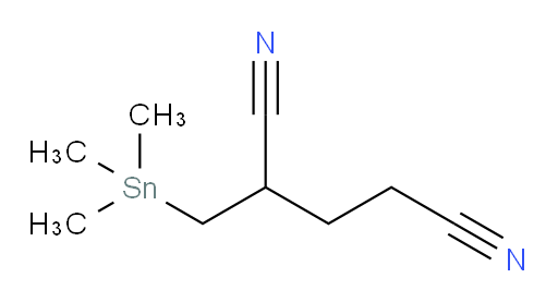 2-((trimethylstannyl)methyl)pentanedinitrile