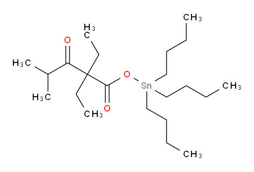 tributylstannyl 2,2-diethyl-4-methyl-3-oxopentanoate