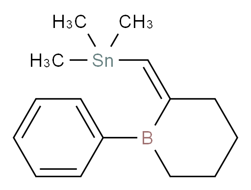 (E)-trimethyl((1-phenylborinan-2-ylidene)methyl)stannane