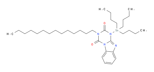 3-tetradecyl-1-(tributylstannyl)benzo[4,5]imidazo[1,2-a][1,3,5]triazine-2,4(1H,3H)-dione