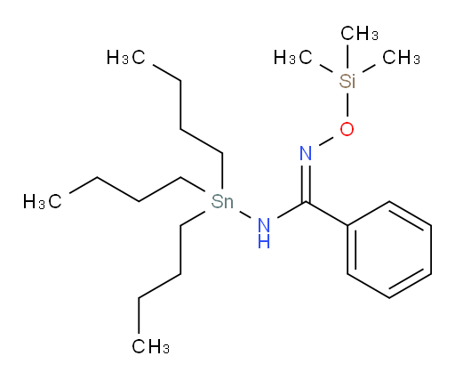 (E)-N-(tributylstannyl)-N'-((trimethylsilyl)oxy)benzimidamide