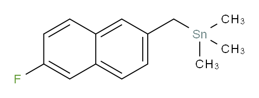 ((6-fluoronaphthalen-2-yl)methyl)trimethylstannane
