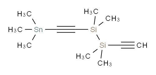 1-乙炔基-1,1,2,2-四甲基-2-((三甲基锡基)乙炔基)二硅烷