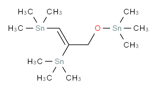 (Z)-(3-((trimethylstannyl)oxy)prop-1-ene-1,2-diyl)bis(trimethylstannane)