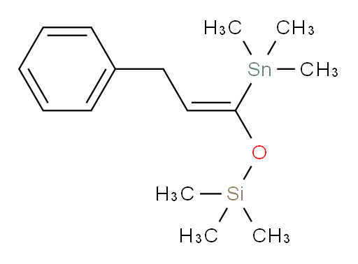 (Z)-trimethyl((3-phenyl-1-(trimethylstannyl)prop-1-en-1-yl)oxy)silane