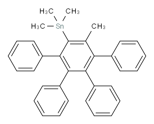 trimethyl(4'-methyl-5',6'-diphenyl-[1,1':2',1''-terphenyl]-3'-yl)stannane
