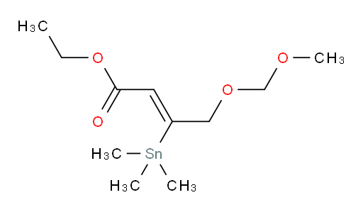 (Z)-ethyl 4-(methoxymethoxy)-3-(trimethylstannyl)but-2-enoate