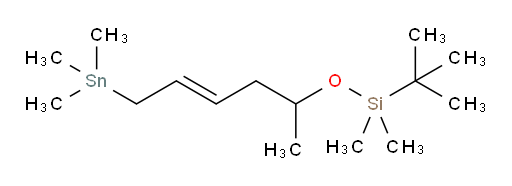 (E)-叔丁基二甲基((6-(三甲基锡基)己-4-烯-2-氧基))硅烷