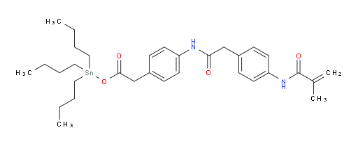 tributylstannyl 2-(4-(2-(4-methacrylamidophenyl)acetamido)phenyl)acetate