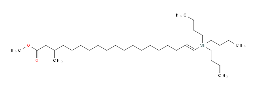 (E)-methyl 3-methyl-19-(tributylstannyl)nonadec-18-enoate