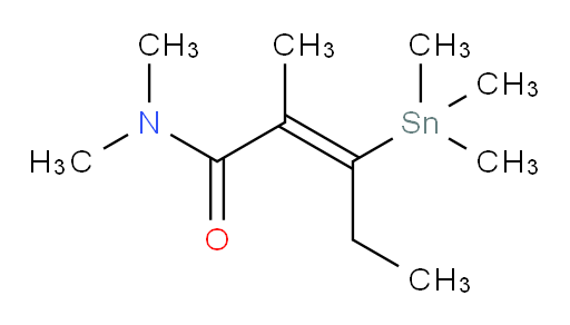 (E)-N,N,2-三甲基-3-(三甲基锡基)戊-2-烯酰胺