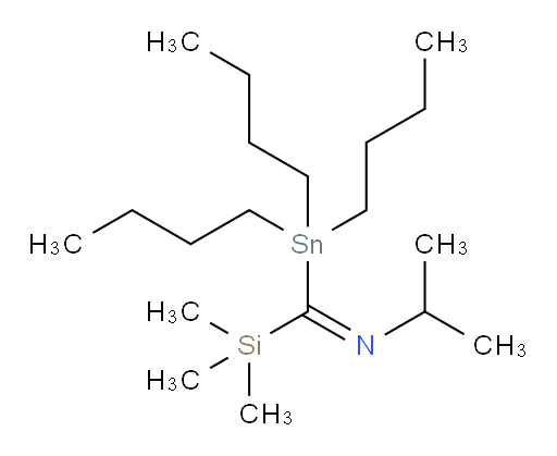 (Z)-N-((tributylstannyl)(trimethylsilyl)methylene)propan-2-amine