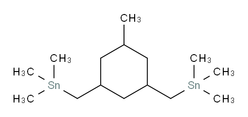((5-methylcyclohexane-1,3-diyl)bis(methylene))bis(trimethylstannane)