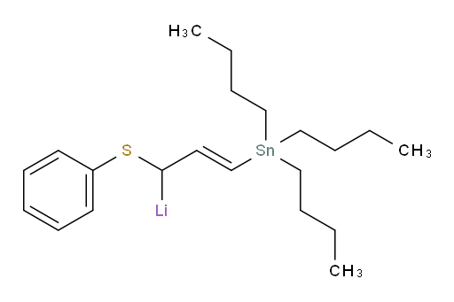 (E)-(1-(phenylthio)-3-(tributylstannyl)allyl)lithium