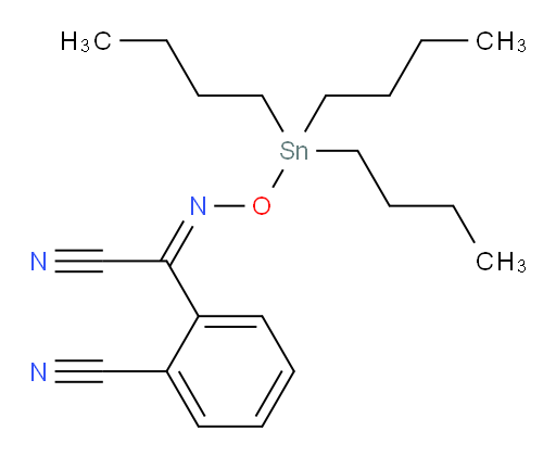 (E)-2-cyano-N-((tributylstannyl)oxy)benzimidoyl cyanide