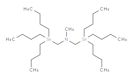N-methyl-1-(tributylstannyl)-N-((tributylstannyl)methyl)methanamine