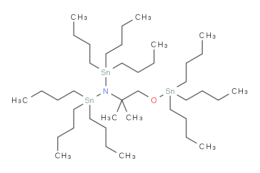 1,1,1-tributyl-N-(2-methyl-1-((tributylstannyl)oxy)propan-2-yl)-N-(tributylstannyl)stannanamine