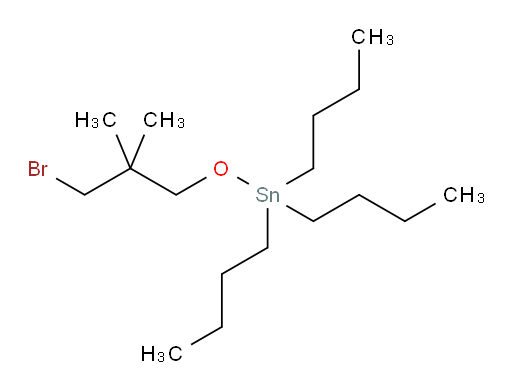 (3-bromo-2,2-dimethylpropoxy)tributylstannane