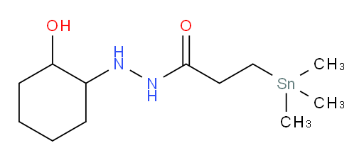 N'-(2-hydroxycyclohexyl)-3-(trimethylstannyl)propanehydrazide