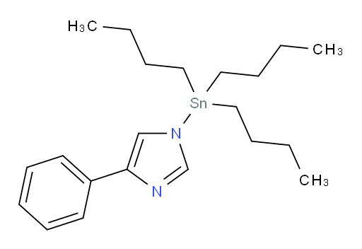 4-phenyl-1-(tributylstannyl)-1H-imidazole