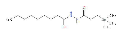 N'-(3-(trimethylstannyl)propanoyl)nonanehydrazide