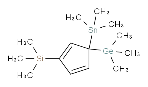 三甲基(3-(三甲基germyl)-3-(三甲基锡基)环戊-1,4-二烯-1-基)硅烷