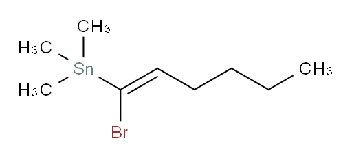 (E)-(1-bromohex-1-en-1-yl)trimethylstannane