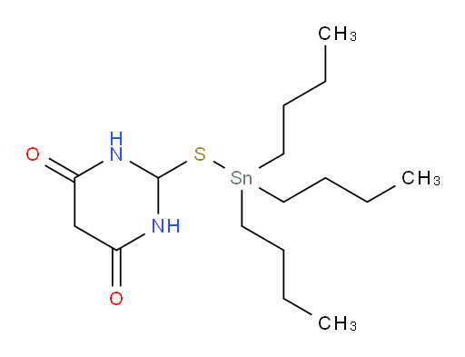 2-((tributylstannyl)thio)dihydropyrimidine-4,6(1H,5H)-dione