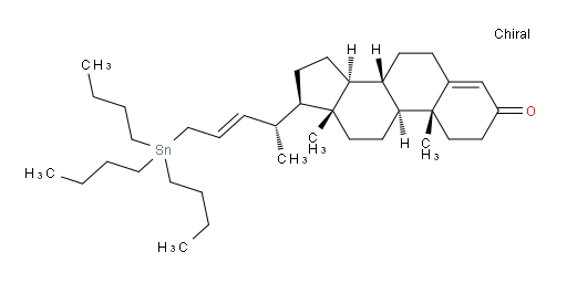 (8S,9S,10R,13R,14S,17R)-10,13-dimethyl-17-((R,E)-5-(tributylstannyl)pent-3-en-2-yl)-6,7,8,9,10,11,12,13,14,15,16,17-dodecahydro-1H-cyclopenta[a]phenanthren-3(2H)-one