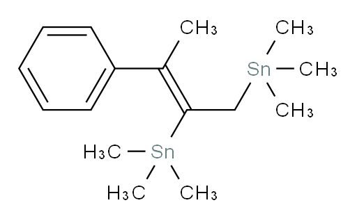 (Z)-(3-phenylbut-2-ene-1,2-diyl)bis(trimethylstannane)